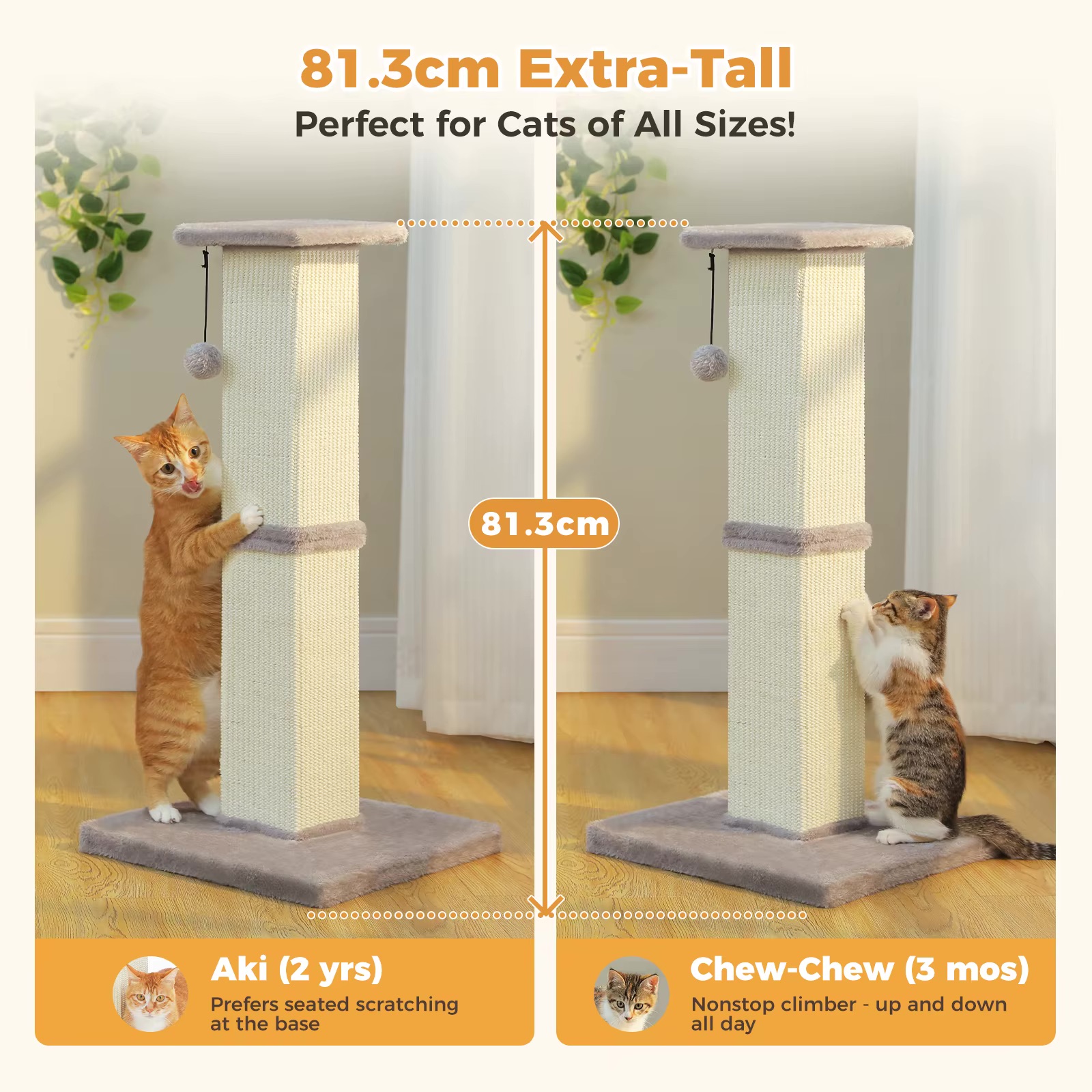 Large Cat Scratching Post 12